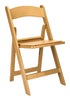 Chivari 48 Pack Bullion Gold Resin Folding Chairs with Gold Seat and Steel Skeleton Frame CFRGB-ST-A-48