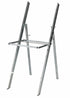 Chivari 48 Pack Bullion Gold Resin Folding Chairs with Gold Seat and Steel Skeleton Frame CFRGB-ST-A-48