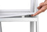 Chivari White ToughResin™ Folding Chair CFRW-CX-T