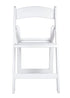Chivari White ToughResin™ Folding Chair CFRW-CX-T