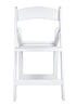 Chivari White Resin Folding Chair CFRW2-CX-T