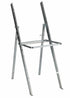 Chivari 100 Pack White with White Vinyl Cushion Resin Steel Skeleton™ Folding Chair CFRW-ST-A-100