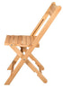 Chivari 40 Pack Natural Slatted Wood Folding Chairs, 1942 Style CFWNS-ZG-T-40