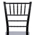Chivari Black ToughResin Thick Seat Chiavari Chair  - 2 Pack - Some Assembly Required CCRB2-U-ZG-T-2