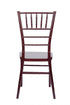 Chivari 100 Person Luxury Event Package:  Includes 100 Fruitwood Resin Steel Skeleton™ Chiavari Chairs Plus 10 Round 72" Heavy Duty Banquet Folding Tables Plus a Banquet Table Cart PACK100CCRFSTEEL1072RD-T
