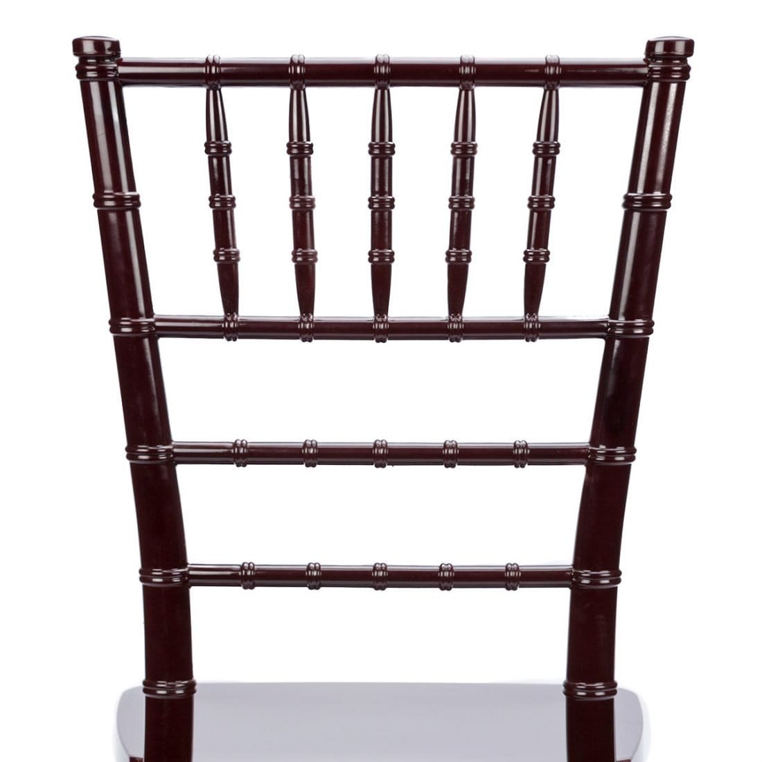 Chivari 40 Chair Pack Mahogany ToughResin™ Chiavari Chair CCRM-MONO-AX-T-40