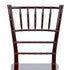 Chivari 100 Person Luxury Event Package:  Includes 100 Mahogany Resin Steel Skeleton™ Chiavari Chairs Plus 10 Round 72" Heavy Duty Banquet Folding Tables Plus a Banquet Table Cart PACK100CCRMSTEEL1072RD-T