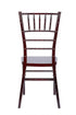 Chivari 100 Person Luxury Event Package:  Includes 100 Mahogany Resin Steel Skeleton™ Chiavari Chairs Plus 10 Round 72" Heavy Duty Banquet Folding Tables Plus a Banquet Table Cart PACK100CCRMSTEEL1072RD-T