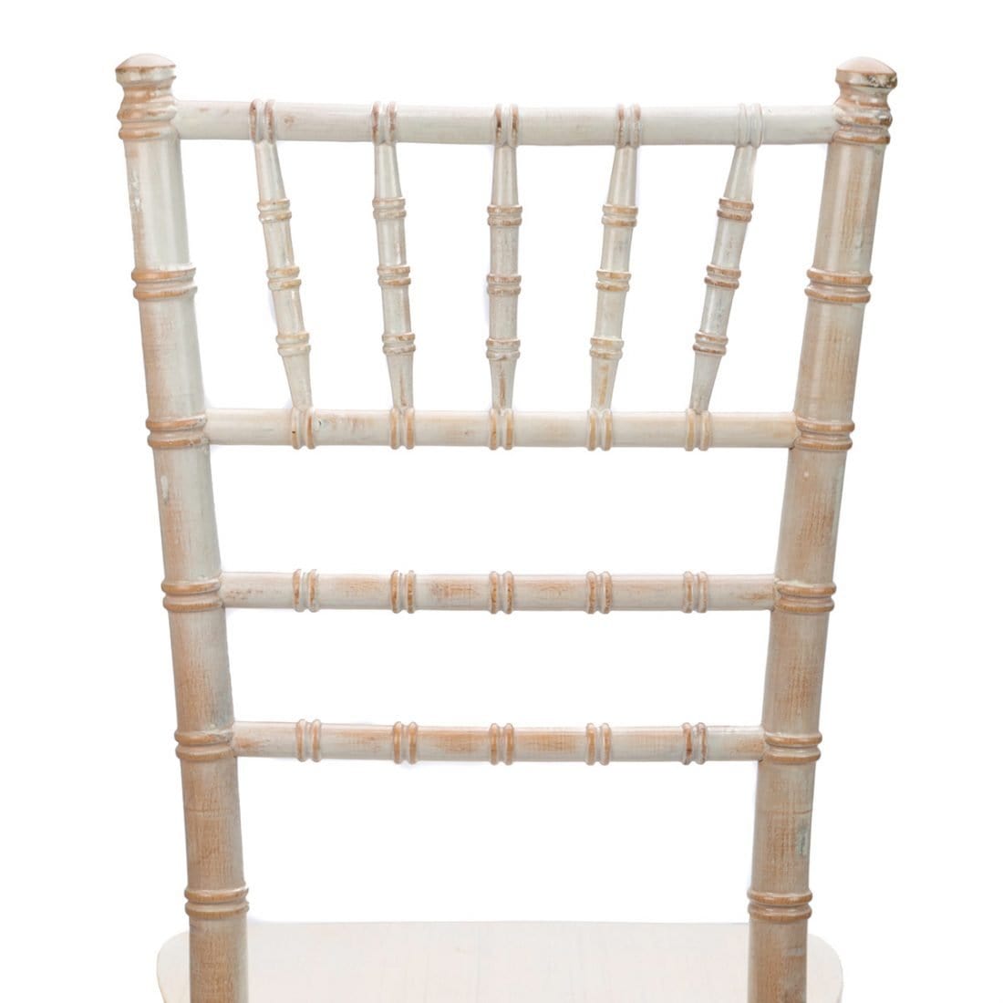 Chivari Ivory Distressed ToughWood™ Chiavari Chair CCWID-ZG-T