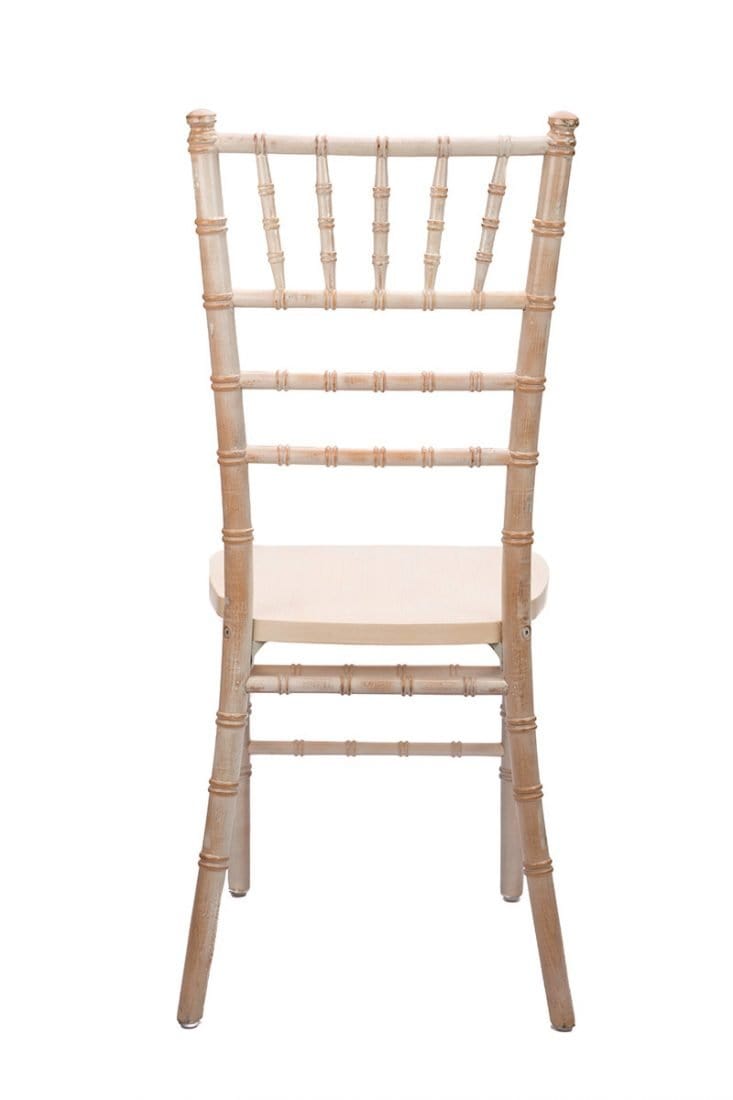 Chivari Ivory Distressed ToughWood™ Chiavari Chair CCWID-ZG-T