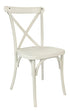Chivari White Distressed Straight Leg Farm Table Dining Set with 10 Chairs TFARM-WHITEDIS-S-LEG-KIT-CXR-AX