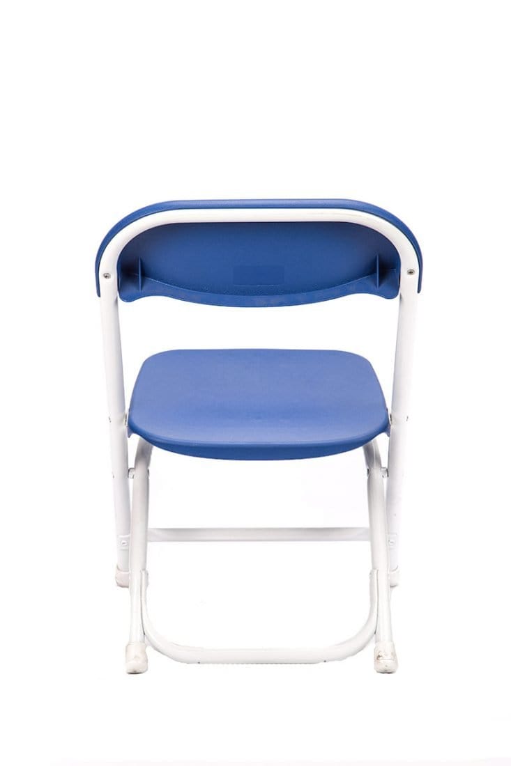 Chivari Kids Blue Folding Chair (Steel-Poly Chair) CFPBLU-KID-AX-T