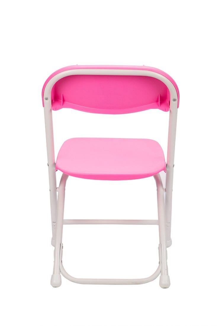 Chivari Kids Pink Folding Chair (Steel-Poly Chair) CFPP-KID-AX-T