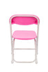 Chivari Kids Pink Folding Chair (Steel-Poly Chair) CFPP-KID-AX-T
