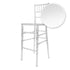 Clear Resin Chiavari Barstool by Chivari BCRC-ZG-T Chair Swatch