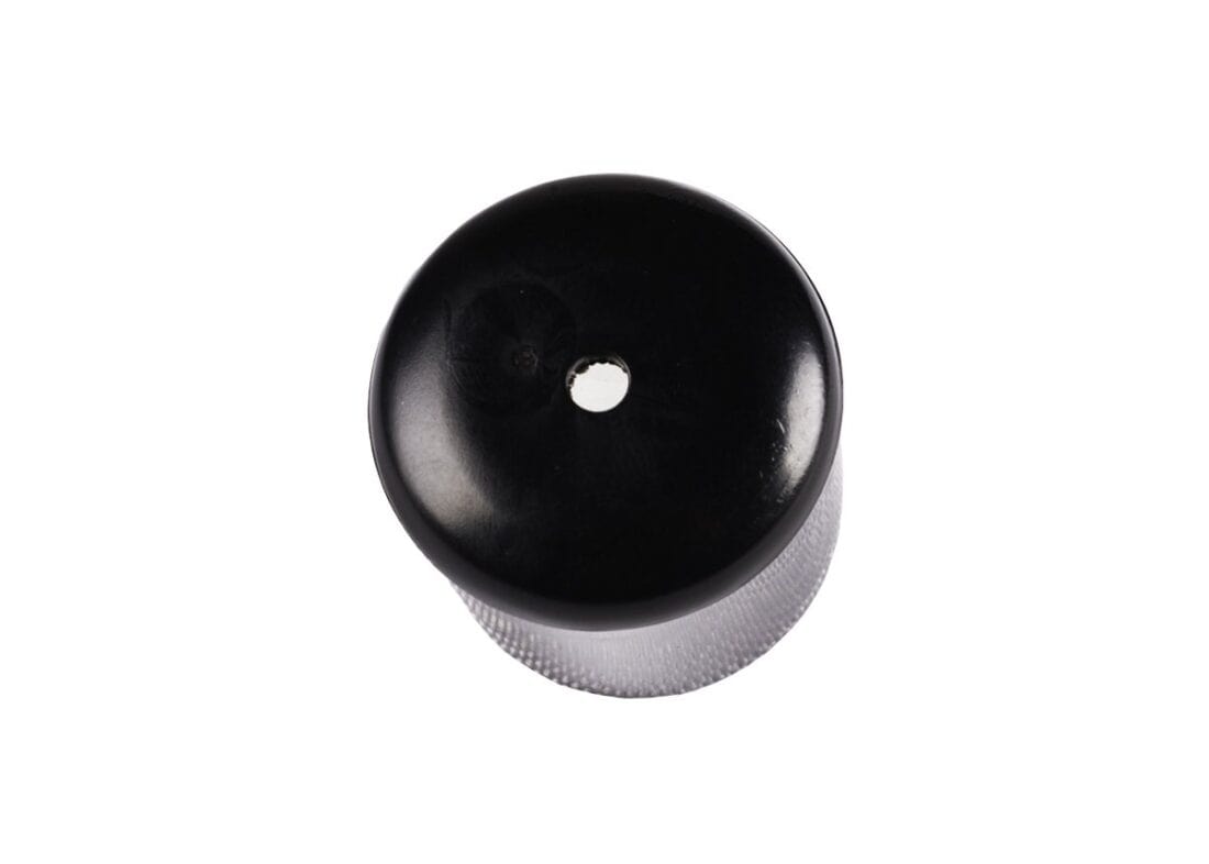 Chivari 100 Cap Pack Black Replacement Foot Cap for Plastic Folding Chair CAPPOLYBLK100-CX-T
