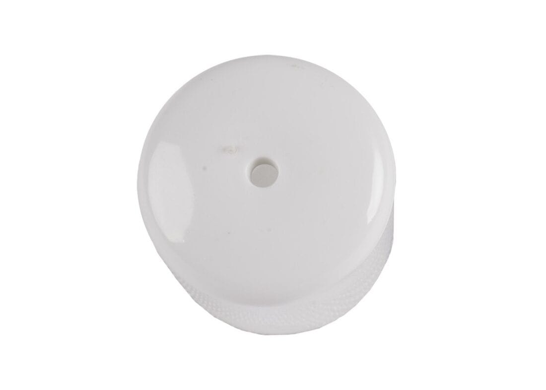 Chivari 100 Cap Pack White Replacement Foot Cap for Plastic Folding Chair CAPPOLYWHI100-CX-T