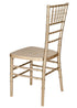 Chivari Champagne Gold WoodGrain™ Steel Skeleton™ Chiavari Chair CCRCHGB-STEEL-AX-T