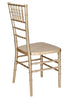 Chivari Champagne Gold WoodGrain™ Steel Skeleton™ Chiavari Chair CCRCHGB-STEEL-AX-T
