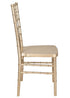 Chivari Champagne Gold WoodGrain™ Steel Skeleton™ Chiavari Chair CCRCHGB-STEEL-AX-T