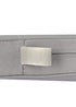 Chivari Charcoal Grey Fabric 2” Thick Cross Back Cushion CUSHXSTRAP-GRY-AX-T