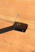 Chivari 96" x 40" (8 Foot) Chestnut Rectangle Straight Leg Wood Farm Table TFARMRT9640-CHESTNUT-S-LEG-AX-T