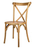 Chivari Chestnut ToughWood™ Cross Back Chair CXWC-AX-T