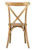 Chivari Chestnut ToughWood™ Cross Back Chair CXWC-AX-T