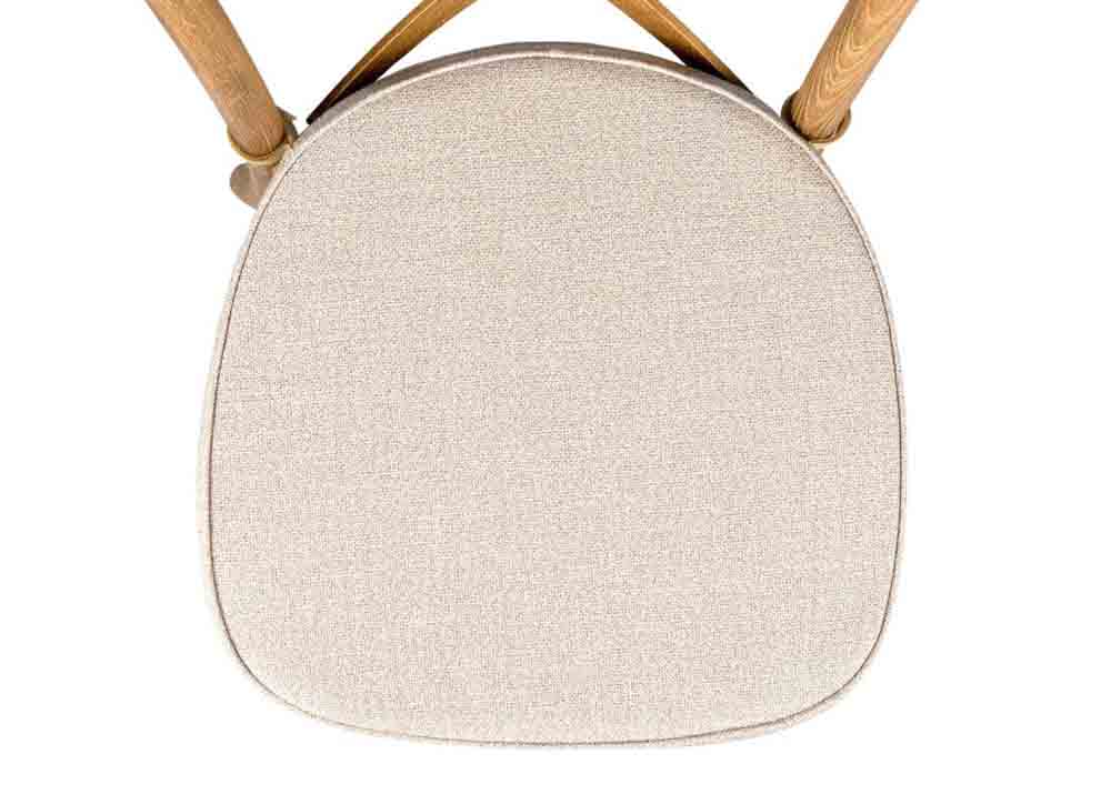 Chivari 24 Pack Chestnut ToughWood™ Cross Back Chair CXWC-AX-T-24