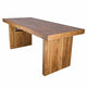 Chivari 72" x 30" Chestnut Farm Table Conversion Kit for Banquet Tables TFARMCKT7230-CHT-AX-T