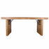 Chivari 72" x 30" Chestnut Farm Table Conversion Kit for Banquet Tables TFARMCKT7230-CHT-AX-T