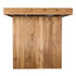 Chivari 72" x 30" Chestnut Farm Table Conversion Kit for Banquet Tables TFARMCKT7230-CHT-AX-T