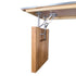 Chivari 72" x 30" Chestnut Farm Table Conversion Kit for Banquet Tables TFARMCKT7230-CHT-AX-T