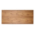 Chivari 72" x 30" Chestnut Farm Table Conversion Kit for Banquet Tables TFARMCKT7230-CHT-AX-T