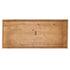 Chivari 72" x 30" Chestnut Farm Table Conversion Kit for Banquet Tables TFARMCKT7230-CHT-AX-T