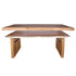 Chivari 96" x 30" Chestnut Farm Table Conversion Kit for Banquet Tables TFARMCKT9630-CHT-AX-T