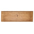 Chivari 96" x 30" Chestnut Farm Table Conversion Kit for Banquet Tables TFARMCKT9630-CHT-AX-T