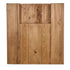 Chivari 96" x 30" Chestnut Farm Table Conversion Kit for Banquet Tables TFARMCKT9630-CHT-AX-T