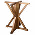 36" (3 Foot) Chestnut Round Farm Cocktail Table Some Assembly Required