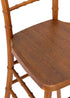 Chivari Chestnut WoodGrain™ Resin Steel Skeleton™ Chiavari Barstool BCRCB-ST-AX-T