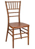 Chivari Chestnut WoodGrain Resin Steel Skeleton™ Chiavari Chair CCRCB-STEEL-AX-T