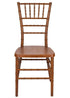 Chivari Chestnut WoodGrain Resin Steel Skeleton™ Chiavari Chair CCRCB-STEEL-AX-T