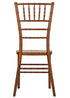 Chivari Chestnut WoodGrain Resin Steel Skeleton™ Chiavari Chair CCRCB-STEEL-AX-T