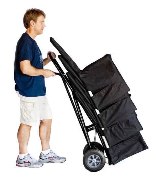 Chivari Space Saving Chiavari Chair Steel Stack Dolly CART106-ZG-T