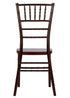 Chivari Fruitwood WoodGrain Resin Steel Skeleton™ Chiavari Chair CCRFB-STEEL-AX-T