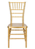 Chivari Gold Bullion Resin Steel Skeleton™ Chiavari Chair- 4 Pack - Some Assembly Required CCRGB-U4-STEEL-AX-T-4