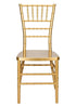 Chivari Bullion Gold Resin Steel Skeleton™ Chiavari Chair- 2 Pack - Some Assembly Required CCRGB-U2-STEEL-AX-T-2