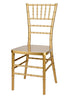 Chivari Gold Bullion Resin Steel Skeleton™ Chiavari Chair- 4 Pack - Some Assembly Required CCRGB-U4-STEEL-AX-T-4