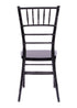 Chivari 100 Person Luxury Event Package:  Includes 100 Black Resin Steel Core Chiavari Chairs Plus 10 Round 72" Heavy Duty Banquet Folding Tables Plus a Banquet Table Cart PACK100CCRBSTEEL1072RD-T