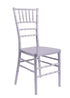 Chivari 100 Person Luxury Event Package:  Includes 100 Silver Resin Steel Skeleton™ Chiavari Chairs Plus 10 Round 72" Heavy Duty Banquet Folding Tables Plus a Banquet Table Cart PACK100CCRSSTEEL1072RD-T